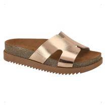 Papete Moleca Tratorada Feminina Sandália Slide Original Chinelo Tamanco Flatform Plataforma Macia Leve Casual H Anatomico Tendência Calce Fácil
