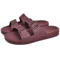 Papete Nuvem Feminina EVA Confortavel Calce Facil Pode Molhar Confortavel Praia Piscina Verao Cor:BordôTamanho:38