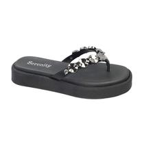 Papete Sandália Chinelo Plataforma Serenity ZX2397-1 Papete Sandália Chinelo Plataforma Serenity ZX2397-1