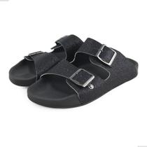 Papete Sandália Confortável Com Glitter E Ajuste