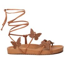 Papete Sandália Feminina Borboleta Amarração