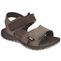 Papete Sandália Infantil Kidy Flex Confort Anatômica Leve e Fácil Calce Baby Equilíbrio Marrom com Preto