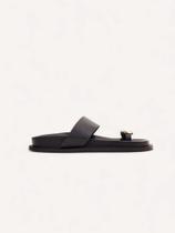 Papete Slide Couro - Preto Papete Slide Couro - Preto