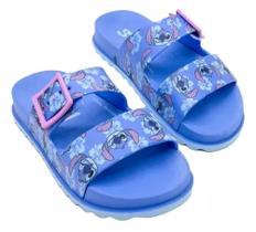 Papete Slide Infantil Stitch Summer Com Tira Ajustável - Grendene Kids 23198