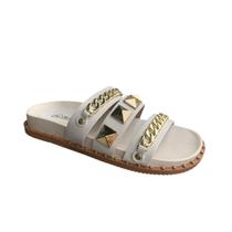 Papete tamanco conforto offwhite feminino alma shoes u888114