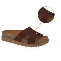 Papete Tamanco Feminino Moleca - Chocolate