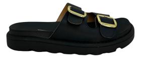 Papete Vizzano Feminina Macia Duas Fivelas 6510.101 Papete Vizzano Feminina Macia Duas Fivelas 6510.101