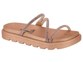 Papete Vizzano Flatform Tratorada Tiras Strass 6459 318 3/40
