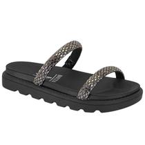 Papete Vizzano Strass Brilho Feminina Tratorada Tiras Macia Papete Vizzano Strass Brilho Feminina Tratorada Tiras Macia