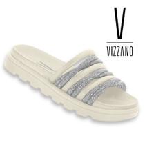 Papete Vizzano Strass Rebelde Original Slide Sandalia Rastteira Feminina Tratorada Papete Vizzano Strass Rebelde Original Slide Sandalia Rastteira Feminina Tratorada