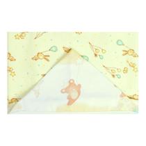 Papi toalha banho bebê 0901 amarelo urso