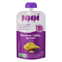 Papinha Banana, Mirtilo e Quinoa Orgânica 100g Papapá