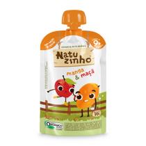 Papinha Orgânica Bebe Manga Maçã Vegana 99g Natuzinho