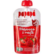 Papinha orgânica morango e maça com 100g