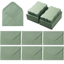 Paquete de 100 Sobres Mini con Tarjetas de Nota Coloridas Toperd