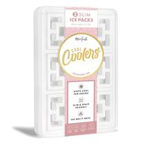 Paquete de 2 bolsas de hielo XXL Fashion Ice de Fit + Fresh para hieleras