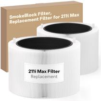 Paquete de 2 filtros Leemone Blue Pure 211i Max SmokeBlock