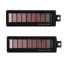 Paquete de 2 Paletas de Sombras de Ojos e.l.f. Oro Rosa Nude