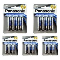 Paquete de 20 Pilas Panasonic AA Súper De Alta Durabilidad Carbón Zinc 1.5V