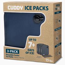 Paquete de 3 Bolsas de Hielo Reutilizables Cuddy para Neveras, de Larga Duración Paquete de 3 Bolsas de Hielo Reutilizables Cuddy para Neveras, de Larga Duración