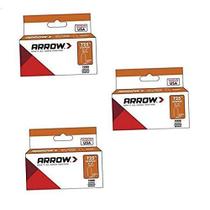 Paquete de 3 de 1,000 grapas Arrow Fastener T25/T2025 de 9/16 pulgadas Paquete de 3 de 1,000 grapas Arrow Fastener T25/T2025 de 9/16 pulgadas