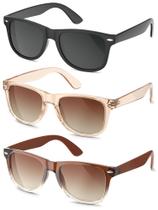Paquete de 3 Gafas de Sol Polaroid CIFOYA con Protección UV400 para Mujeres y Hombres