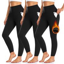 Paquete de 3 Leggings Térmicos Forrados con Forro Polar Paquete de 3 Leggings Térmicos Forrados con Forro Polar