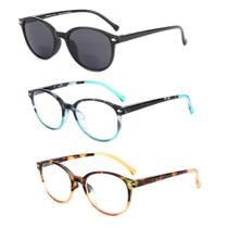 Paquete de 3 Lentes de Lectura Bifocales YsorrisoX para Mujer +0.50 a +3.00