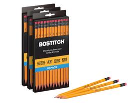 Paquete de 36 Lápices Bostitch Office Premium 2 HB de Grafito