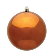 Paquete de 4 Adornos Esféricos Brillantes Vickerman de Cobre de 6 cm de Diámetro Paquete de 4 Adornos Esféricos Brillantes Vickerman de Cobre de 6 cm de Diámetro