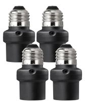 Paquete de 4 Enchufes con Sensor de Luz DEWENWILS E26/E27 120V Paquete de 4 Enchufes con Sensor de Luz DEWENWILS E26/E27 120V