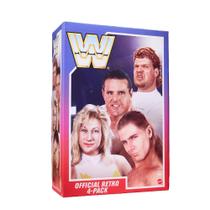Paquete de 4 Figuras de Acción Retro de la WWE: Bulldog Británico y Shawn Michaels