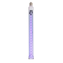 Paquete de 5 Bombillas Tubo LED de Nieve en Caída Morado 12 cm con Base de Níquel