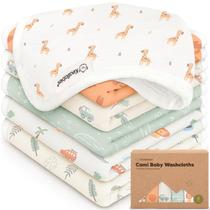 Paquete de 6 Toallitas para Bebé KeaBabies 25x25 cm Algodón Orgánico Paquete de 6 Toallitas para Bebé KeaBabies 25x25 cm Algodón Orgánico