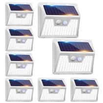 Paquete de 8 Luces Solares para Exteriores Peasur con 140 LEDs y Sensor de Movimiento