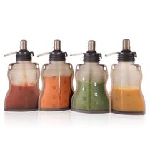 Paquetes Reutilizables de Comida para Bebés Haakaa de Silicona 120 ml, Paquete de 4 Paquetes Reutilizables de Comida para Bebés Haakaa de Silicona 120 ml, Paquete de 4