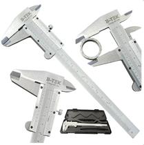 Paquímetro Analógico Btek 364 de alta precisão em Aço Inox