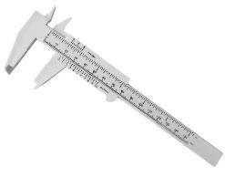 Paquimetro de plastico 150mm/6" Paquimetro de plastico 150mm/6"