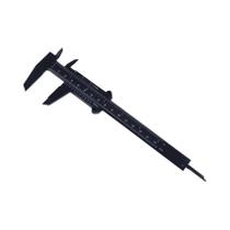 Paquímetro de Plástico Portátil 150mm para Sobrancelha - Régua de Medição para Tatuagem
