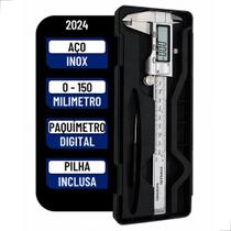 Paquimetro Digital 150mm 0,01 Modelo Inox com Estojo