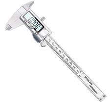 Paquímetro Digital 150mm Aço Inox Com Estojo Espessura Profundidade