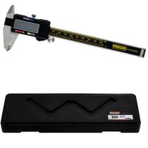 Paquímetro Digital Display LCD com Estojo Plástico 6 Polegadas 150mm Paquímetro Digital Display LCD com Estojo Plástico 6 Polegadas 150mm
