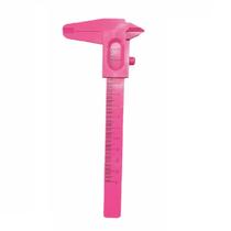 Paquimetro grande com trava Rosa 12cm