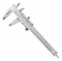 Paquímetro Mecânico 150mm Aço Inox Com Estojo Alta Precisão Paquímetro Mecânico 150mm Aço Inox Com Estojo Alta Precisão