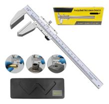 Paquímetro Universal Analógico De Precisão 6 Polegadas / 150 mm em Aço Precisão 0.05mm BOM6501 Paquímetro Universal Analógico De Precisão 6 Polegadas / 150 mm em Aço Precisão 0.05mm BOM6501