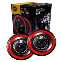 Par 2 Buzina Paquerinha Carro VAN 12V Compatível Ford Vw Gm Fiat Toyota Tipo Bosch
