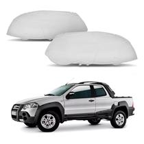 Par 2 Lente Do Farol Fiat Strada Adventure 1.8 2010 A 2020 Par 2 Lente Do Farol Fiat Strada Adventure 1.8 2010 A 2020