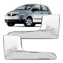 Par 2 Maçaneta Interna Gol Parati G4 Fox Space Cross Cromada