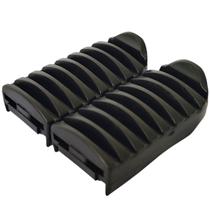 Par (2 Peças) Borracha Pedaleira Dianteira Nxr Bros 125 150