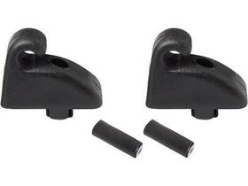 Par 2 suporte de quebra sol a20 c20 d20 d40 preto Par 2 suporte de quebra sol a20 c20 d20 d40 preto